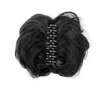 Chignon Postiche Décoiffé pour Femmes Synthétique Messy Bun Wavy Curly Ponytail Extensions de Cheveux Fancy Griffe Clip Perruque for Les Femmes(1pcs-10)