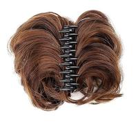 Chignon Postiche Décoiffé pour Femmes Synthétique Messy Bun Wavy Curly Ponytail Extensions de Cheveux Fancy Griffe Clip Perruque for Les Femmes(1pcs-01)