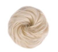 Chignon pour femme en forme de beignet - Chouchou pour femmes et filles - Postiche synthétique bouclé avec bande en caoutchouc - Extensions de cheveux en chignon désordonné (couleur : 60)