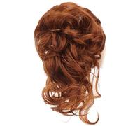 Chignon pour femme - Queue de cheval ondulée - Chignon synthétique pour femme - Chignon désordonné - Chouchou super long ébouriffé - Extensions de cheveux avec bande élastique - Cheveux bouclés (co