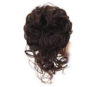 Chignon pour femme - Queue de cheval ondulée - Chignon synthétique pour femme - Chignon désordonné - Chouchou super long ébouriffé - Extensions de cheveux avec bande élastique - Cheveux bouclés (co