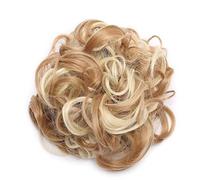 Chignon synthétique 80 cm - Chignon synthétique - Chouchous avec bande élastique - Chignon droit - Postiche haute température - Faux cheveux naturels - Chignons humains (couleur : 22H613)