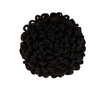 Chignon synthétique à clip for femme noire, postiche afro à haute bouffée, queue de cheval avec cordon de serrage, dreadlocks Ponytail Extension(Jet Black)