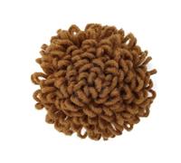 Chignon synthétique à clip for femme noire, postiche afro à haute bouffée, queue de cheval avec cordon de serrage, dreadlocks Look élégant chic(Khaki)