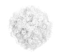 Chignon synthétique afro bouffant avec cordon de serrage pour queue de cheval - Extension de cheveux - Chignon court crépu et bouclé - Pour femme - Couleur : Q9 1001A