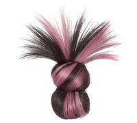 Chignons Postiches Pour Femmes - Extension Capillaire Queue de Cheval Courte avec Pince Griffe - Postiche Synthétique à Effet Plumetis pour Femmes Coiffure Rapide pour Festival Décontracté Voyage