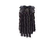 Chignons pour Femmes 1 Pack Dames Perruque Rétro Queue De Cheval Cheveux Peigne Arc Noeud Palais Bouclés Extensions Chignon