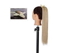 Chignons pour Femmes Extension de queue cheval 22/34 pouces perruque cheveux raides arc bande synthétique femmes Extensions extra longs