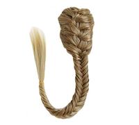Chignons pour Femmes Extensions de cheveux en queue cheval tressée arête poisson 20 pouces Chignon synthétique avec peigne à cordon Queue