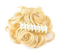 Chignons pour Femmes Synthétique Messy Bun Wavy Curly Ponytail Extensions de Cheveux Fancy Griffe Clip Perruque for Les Femmes