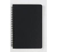 CHIHEUNG Lot de 12 bloc-notes A6 à spirales noires, petit bloc-notes de poche, 50 feuilles et 100 pages à spirale pour l'école, le bureau, le travail