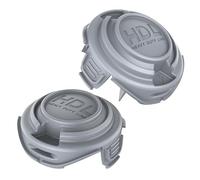 CHIHOLEN 2 couvercles de bobine de débroussailleuse compatibles avec Black+Decker 90588530, capuchons de rechange pour coupe-bordure Black + Decker STC5433 TYPE1, STC5433PC type 1(2 capuchons)
