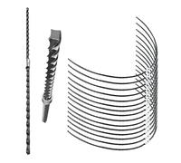 CHIHOLEN Lot de 15 fils de rechange pour débroussailleuse Bosch F016800431,37 cm x 3,5 mm pour débroussailleuse Bosch AFS 23-37