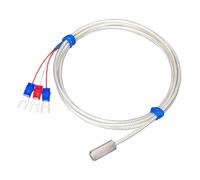 CHIHSS sonde thermocouple de Type k Capteur de température de Surface en Acier Inoxydable PT100 collé avec câble de précision à 3 Fils de 1/2/3/5 m(PT100 Type 4m)