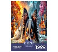 Chihuahua 1000 Pièces Animaux Puzzle Défi Jouet Jeu Coloré Puzzles Décorationd’intérieur pour Adulte Art Mural Cadeau 70x50cm/1000pcs