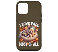 Chihuahua Accessories I Love Fall Most of All Fall Puppy Coque pour iPhone 12/12 Pro