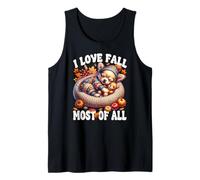 Chihuahua Accessories I Love Fall Most of All Fall Puppy Débardeur