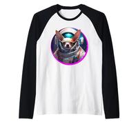 Chihuahua Astronaute Drôle Spatial Voyage Rocket Pet Manche Raglan