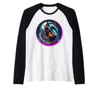 Chihuahua Astronaute Drôle Spatial Voyage Rocket Pet Manche Raglan