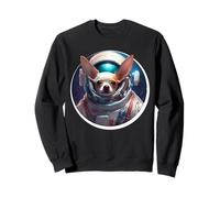 Chihuahua Astronaute Drôle Spatial Voyage Rocket Pet Sweatshirt