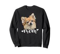 Chihuahua Chien Maman à Poils Longs Chiwawa Chien Mère Fille Sweatshirt