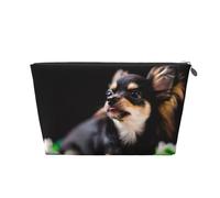 Chihuahua Chien Mignon, Trousse de Toilette Trousse de Maquillage Sac à cosmétiques Trousse de Toilette de Voyage Portable