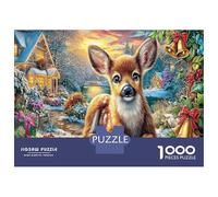 Chihuahua dans buisson Fleuri 1000 Pièces Puzzle Adultes Animal de Compagnie Rural Coffret Puzzle Carton Solide - Ultra Dur Couples, Top Noté, Activité Parfaite À La Maison pour Tous 52x38cm/1000pcs