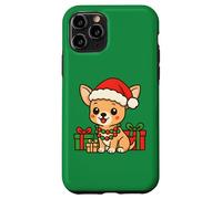 Chihuahua de Noël, Mignon, Style Dessin animé Coque pour iPhone 11 Pro