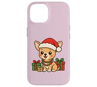 Chihuahua de Noël, Mignon, Style Dessin animé Coque pour iPhone 14