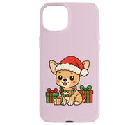 Chihuahua de Noël, Mignon, Style Dessin animé Coque pour iPhone 15 Plus