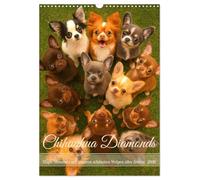 Chihuahua Diamonds - Magic Moments mit unseren schönsten Welpen aller Zeiten (Wandkalender 2026 DIN A3 hoch), CALVENDO Monatskalender: Kleine Diamanten auf vier Pfoten - pure Liebe