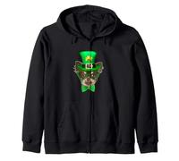 Chihuahua Dog St Patricks Day Leprechaun Lucky Shamrock Sweat à Capuche