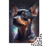 Chihuahua Dog21 Puzzle Adulte 1000 Pièces Puzzle en Papier pour Adultes Amusant 1000 Pièces (38x26cm)