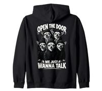 Chihuahua drôle Open The Door We Just Wanna Talk Sweat à Capuche