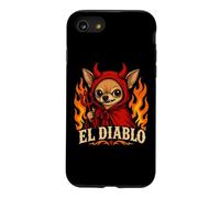 Chihuahua El Diablo Mignon Petit Diable Chien Vintage Coque pour iPhone SE (2020) / 7/8