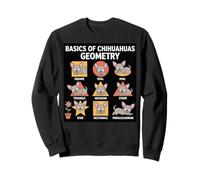 Chihuahua Géométrie Mathématiques Chihuahua Art Drôle Chihuahua Sweatshirt