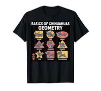 Chihuahua Géométrie Mathématiques Chihuahua Art Drôle Chihuahua T-Shirt