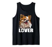 Chihuahua Happy Chihuahua Long Hair Lover Chiwawa Dog Mom Dad Débardeur