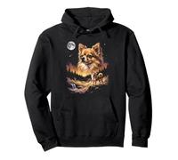 Chihuahua Howling to The Moon Funny Dog Meme Sweat à Capuche