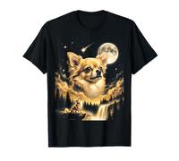 Chihuahua Howling to The Moon Funny Dog Meme T-Shirt