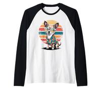Chihuahua Lunettes De Soleil Hawaï Plage Été Manche Raglan