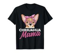 Chihuahua Maman Cute Mothers Day Dog Sunglasses Dog Maman Women T-Shirt