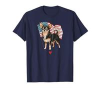 Chihuahua patriotique - Amour des chiens T-Shirt