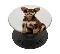 Chihuahua Petit chien Chiwawa PopSockets PopGrip Interchangeable