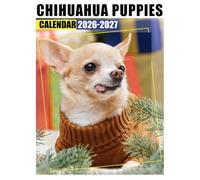 Chihuahua Puppies Calendar 2026 - 2027: Monthly Planner Jan 2026 To Dec 2027 With Gorgeous Images Us Holidays Gift Friendly
