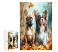Chihuahua Puzzle 1000 Pièces Challenge 3D Cute Chien Pet Jeu D'Intelligence Éducatif pour Famille Relaxation Artistique Qualité Supérieure Décoration 1000 PCS
