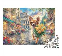 Chihuahua Puzzle 1000 Pièces - Challenge Zen, Carte Géographique À Assembler, Poster Inclus, Cadeau Éducatif, 70x50cm/1000pcs
