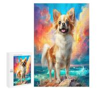 Chihuahua Puzzle 1000 Pièces Educa Qualité Supérieure Cute Chien Pet Jeu Éducatif 3D pour Adultes Et Enfants Décoration Intérieure Cadeau Unique Famille 1000 PCS