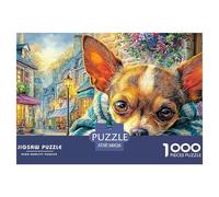 Chihuahua Puzzle Adulte 1000 Pièces De Qualité Supérieure : Maîtrisez Le Défi du Puzzle Difficile - pour Un Large Panel Dès 14 Ans 38x26cm/1000pcs