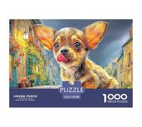 Chihuahua Puzzle Adulte 1000 Pièces De Qualité Supérieure : Maîtrisez Le Défi du Puzzle Difficile - pour Un Large Panel Dès 14 Ans 52x38cm/1000pcs